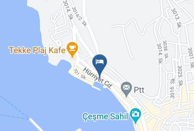 Cesme - Ufuk Butik Hotel Maps