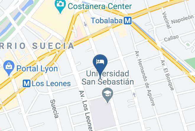 Santiago - Ugo Hotel Maps