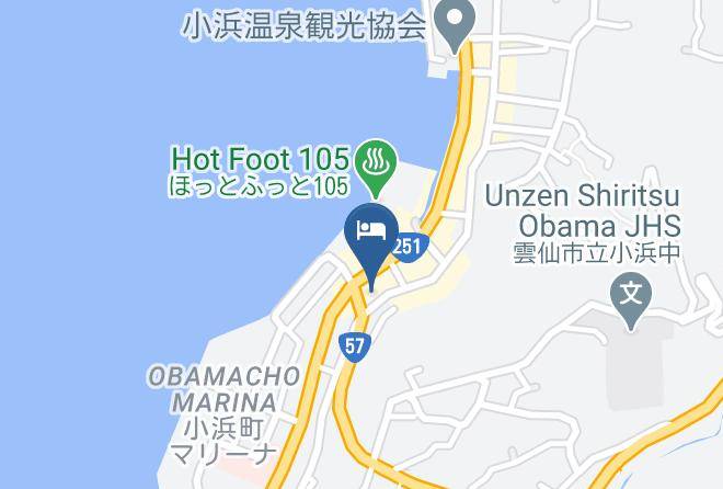 Unzen City - Uguisuya Ryokan Maps