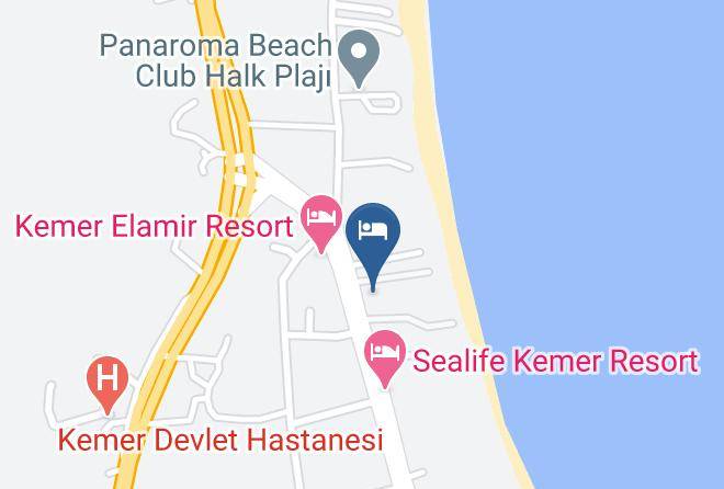 Kemer - Ugur Motel Maps
