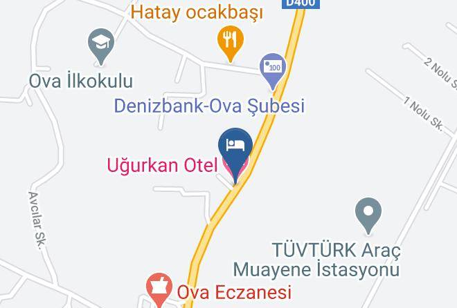 Kas - Ugurkan Otel Maps
