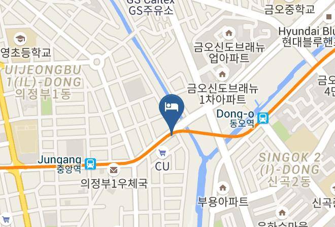 Uijeongbusi - Uijeongbu Tourist Hotel Maps