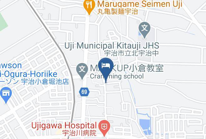 Uji City - Uji Chajuku Maps