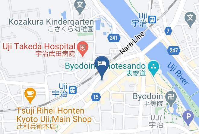 Uji City - Uji Daiichi Hotel Maps