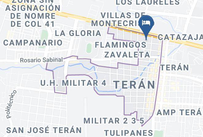 Tuxtla Gutierrez - Hotel Uke Inn Teran Maps
