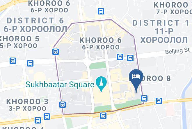 Ulaanbaatar - Ulaanbaatar Hotel Maps