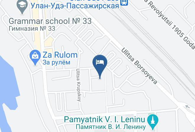 Ulan Ude - Ulan Ude Park Hotel Maps
