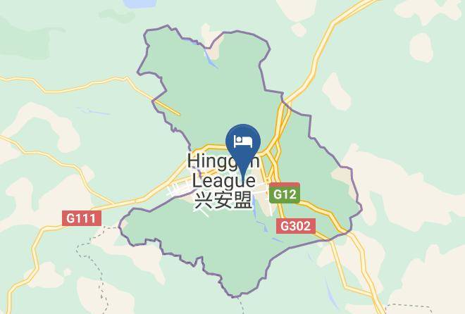 Hinggan League - Ulanhot Qi Month Fashionable Hotel Maps