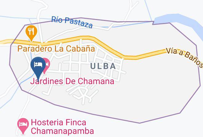 Banos De Agua Santa - Ulba Hosteria Maps