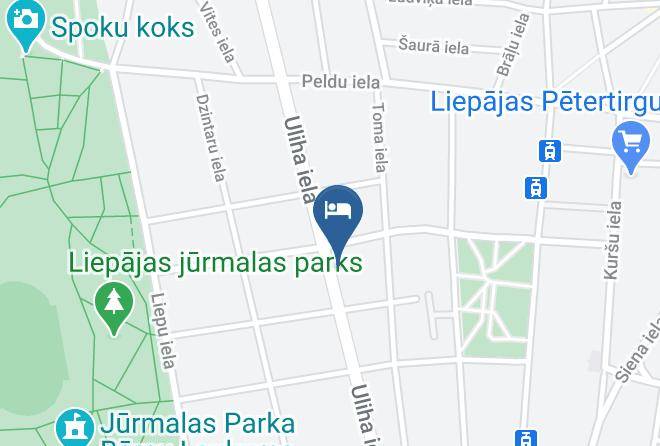 Uliha Apartamenti Map - Liepaja