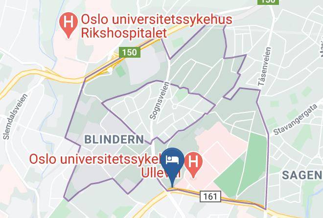 Oslo Sankt Hans Haugen - Ulleval Hotel Maps
