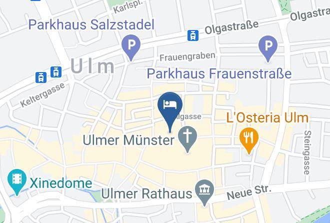 Ulm - Ulmer Munster Hotel Maps