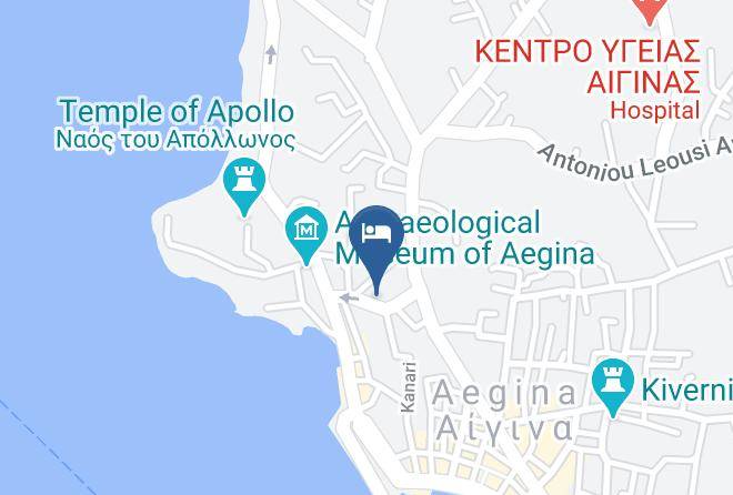 Perifereiaki Enotita Nison - Ulrika Hotel Aegina Maps