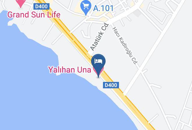 Alanya - Yalihan Una Hotel Maps