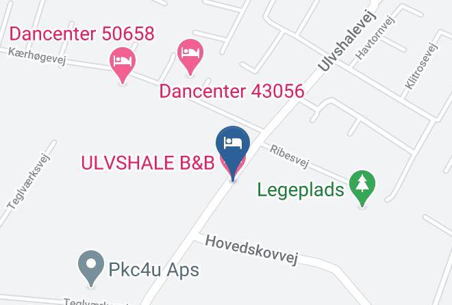 Stege - Ulvshale B&b Maps
