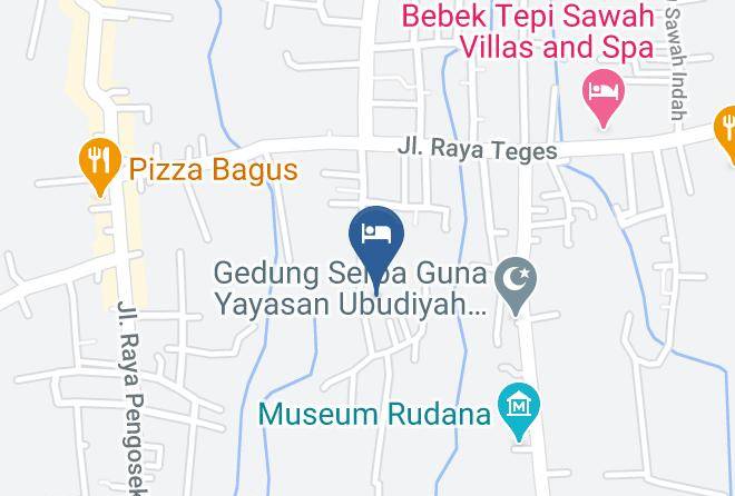 Gianyar Regency - Uma Tami Ubud Maps