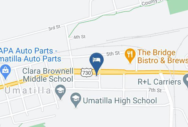 Umatilla - Umatilla Inn & Suites Maps