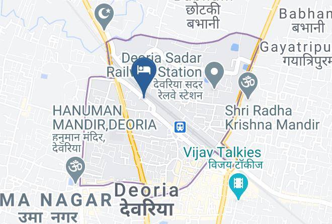 Deoria - Umda Hotel International & Restaurant Maps