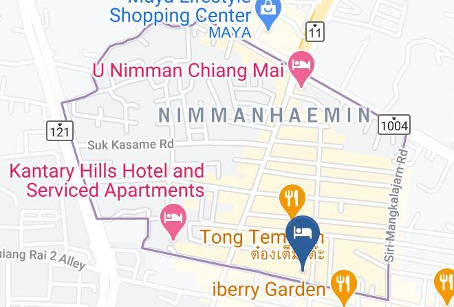 Amphoe Mueang Chiang Mai - U Me Home Hotel Maps