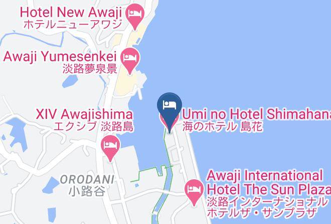 Sumoto City - Umi No Hotel Shimahana Maps