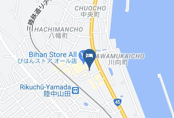 Yamada Townshimohei District - Umineko Onsen Yulax Maps