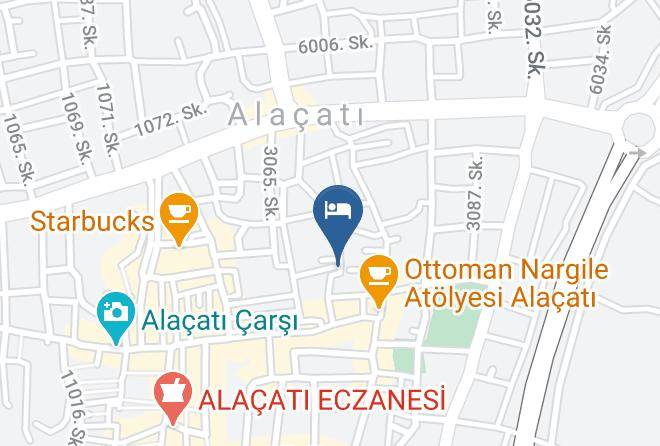 Cesme - Umit Ev Otel Maps
