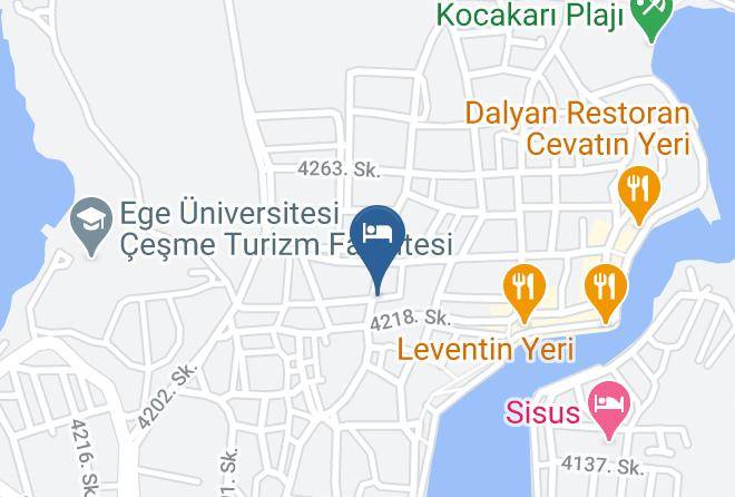 Cesme - Umit Pansiyon Maps