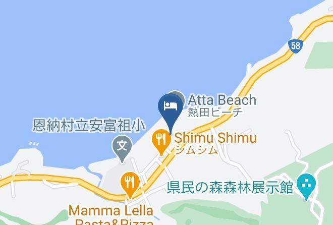 Onna Vil Kunigami District - Umito Plage The Atta Okinawa Maps