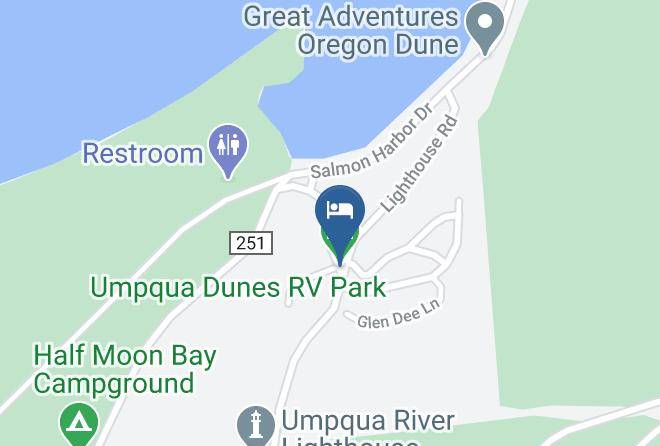 Douglas - Umpqua Dunes Rv Park Maps