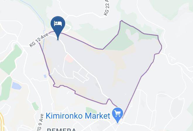 Kigali - Umusambi B&b Maps