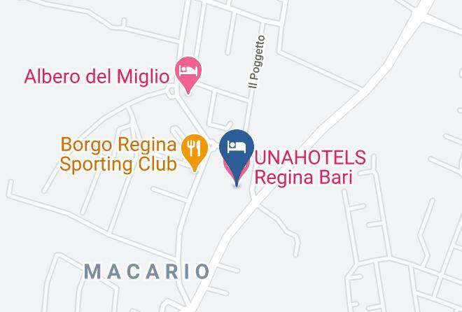 Bari - Unahotels Regina Bari Maps