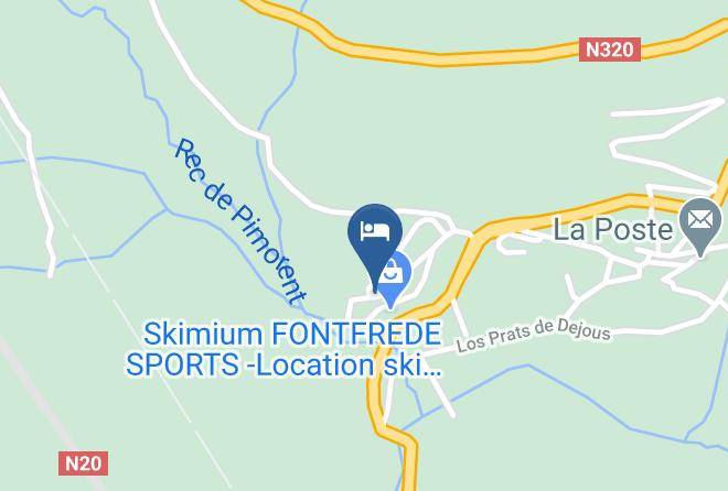 Pyrenees Orientales - Una Porte Puymorens Hotel Bar Restaurant Maps