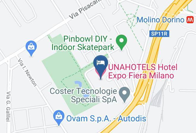 Milan - Unahotels Hotel Expo Fiera Milano Maps