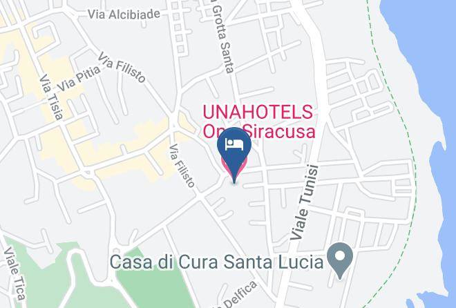 Unahotels One Siracusa Map
