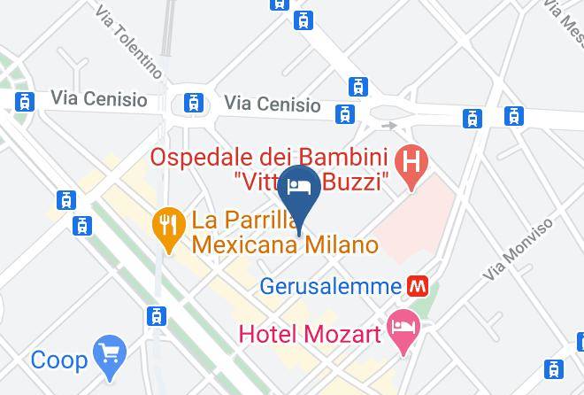 Milan - Unahotels Scandinavia Milano Maps