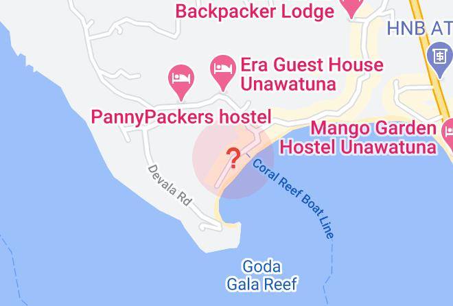 Unawatuna Honey Packers Map