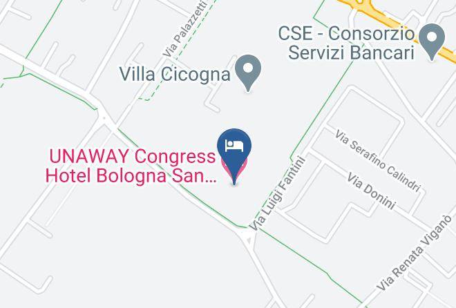 Bologna - Unaway Congress Hotel Bologna San Lazzaro Maps