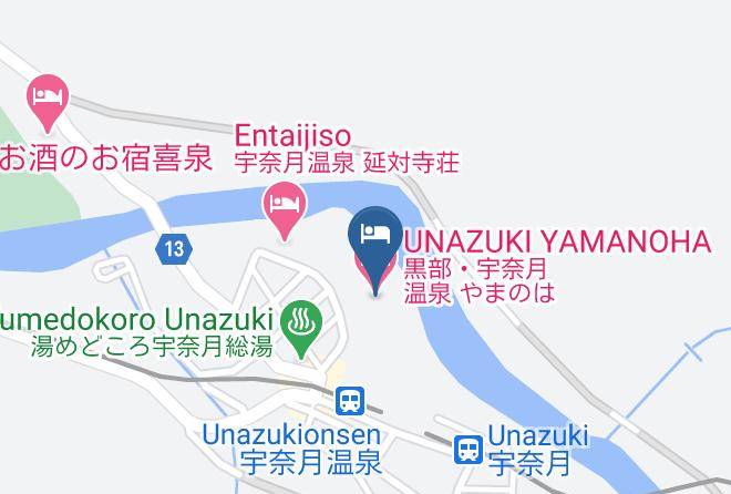Kurobe City - Unazuki Yamanoha Maps