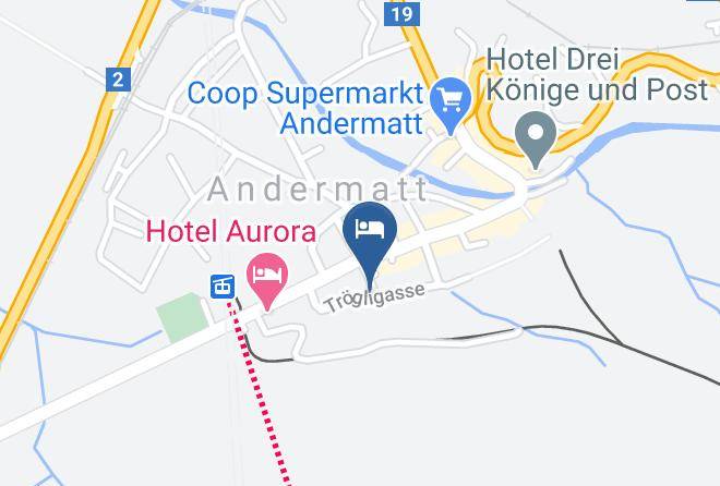 Andermatt - Underdach Maps