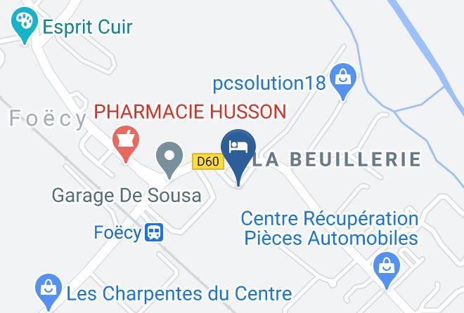 Cher - Une Escale En Berry Chambres D'hotes Maps
