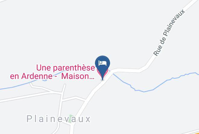 Luxemburg Province - Une Parenthese En Ardenne Maison De Vacances Maps