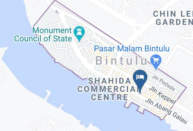 Bahagian Bintulu - Ung Ping Inn Bintulu Sarawak Maps