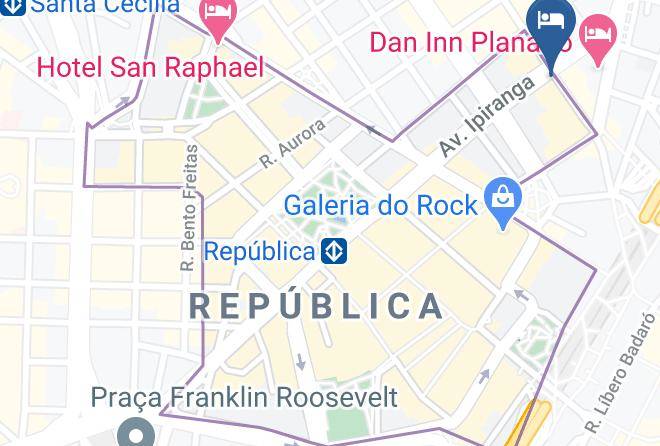 Sao Paulo Republica - Uniclass Hotel Centro Sp Maps