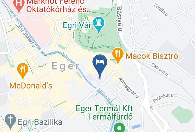 Eger - Unicorn Hotel Maps