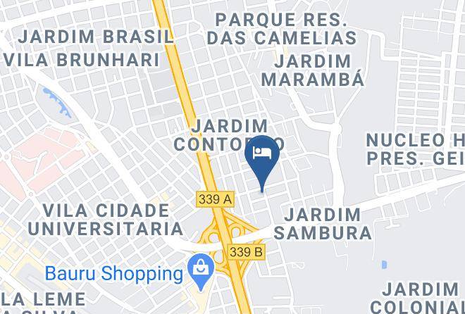 Bauru - Uniflat Hotel Bauru Maps