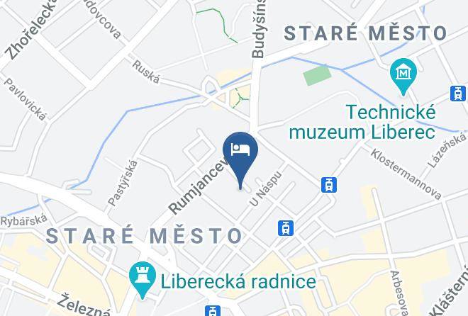 Liberec - Unihotel Maps