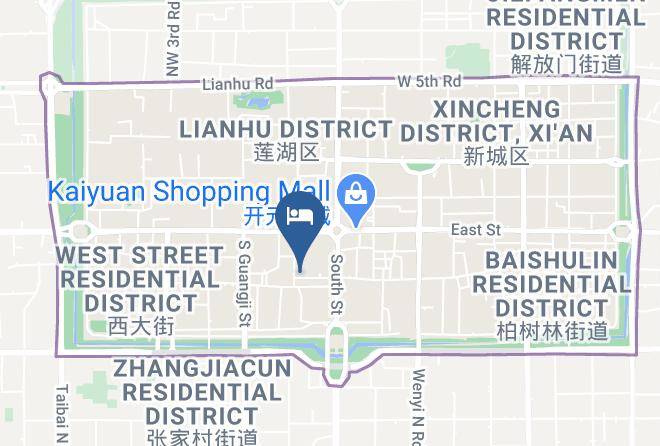 Xi An - Union Alliance Atravis Executive Hotel Xian Maps