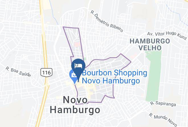 Novo Hamburgo - Union Hotel Maps