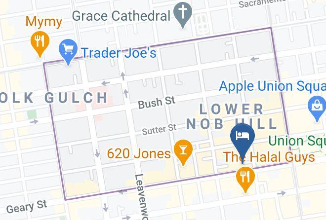 San Francisco - Union Square Plaza Hotel Maps