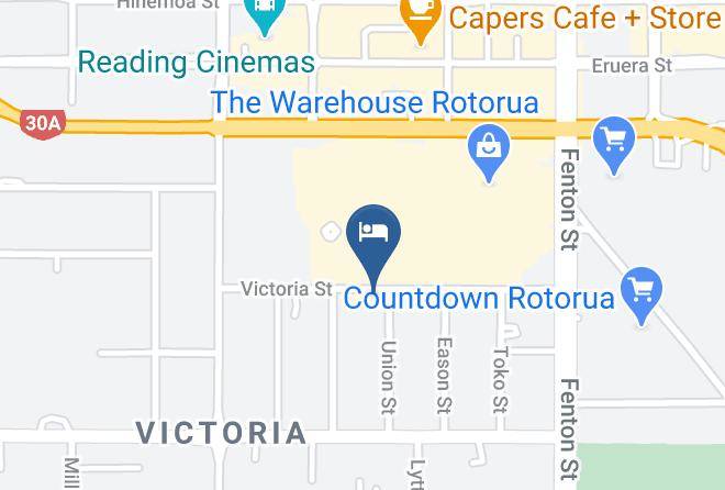 Rotorua - Union Victoria Motel Maps